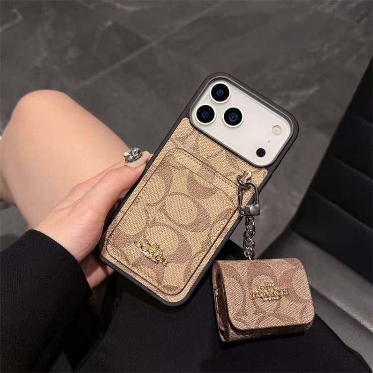 Coach コーチiPhone 16 15 plus 16 17pro max AirブランドスマホケースiPhone16 17 air 15pro max 16pro airpods 4 3 pro3 pro2スマホカバー耐衝撃オシャレアップル AIR 17 16e 15 pro max 16 plusケース全機種対応パロディ