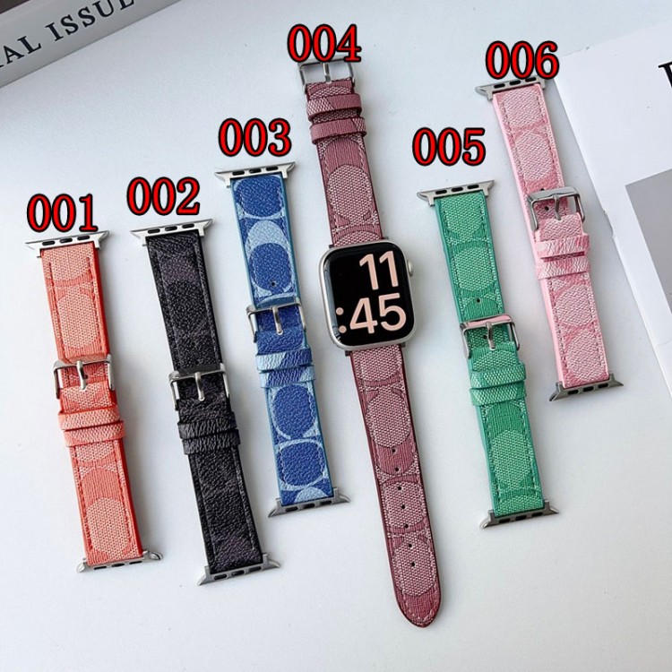 Coach コーチ高級感 Apple Watch 11 se3 10 9 8 7 se2/6/5/4/3/2/1ベルト 軽量 フィット 通気性男性向けアップルウオッチ11 10 9 se2/7 8 スポーツベルト 上質ブランドiwatch 11 7 8 9 10 バンド 丈夫Apple Watch 11/se3/10 9 ultra/8/7/6ブランドベルト 流行11り