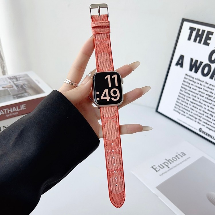 Coach コーチ高級感 Apple Watch 11 se3 10 9 8 7 se2/6/5/4/3/2/1ベルト 軽量 フィット 通気性男性向けアップルウオッチ11 10 9 se2/7 8 スポーツベルト 上質ブランドiwatch 11 7 8 9 10 バンド 丈夫Apple Watch 11/se3/10 9 ultra/8/7/6ブランドベルト 流行11り