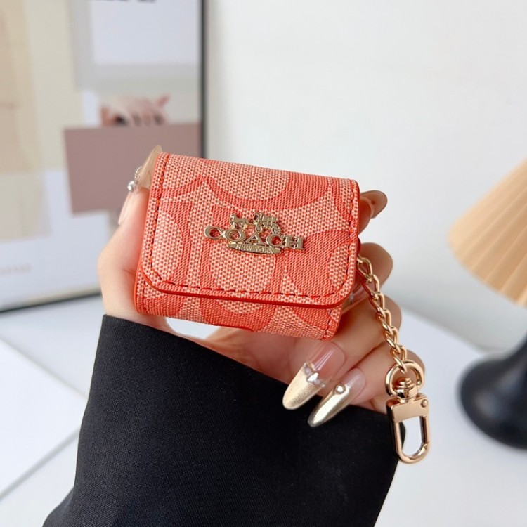 Coach コーチブランドエアーポッズ プロ3 pro2 4 3 2 max保護ケースairpods 4 pro3 pro2 3カバー 軽量 紛失防止スニーカー形のairpods 4 pro2 pro3ケース ブランド 人気ブランド若者オシャレエアーポッズ4 3 pro2/proケース耐衝撃