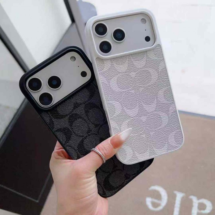 Coach コーチiPhone16 17 air 15pro max 16pro 13 12スマホカバー耐衝撃オシャレ芸能人愛用するブランドアイフォン17 16 pro15 16 pro maxケースカバーアップル AIR 17 16e 15 pro max 16 plusケース全機種対応パロディ