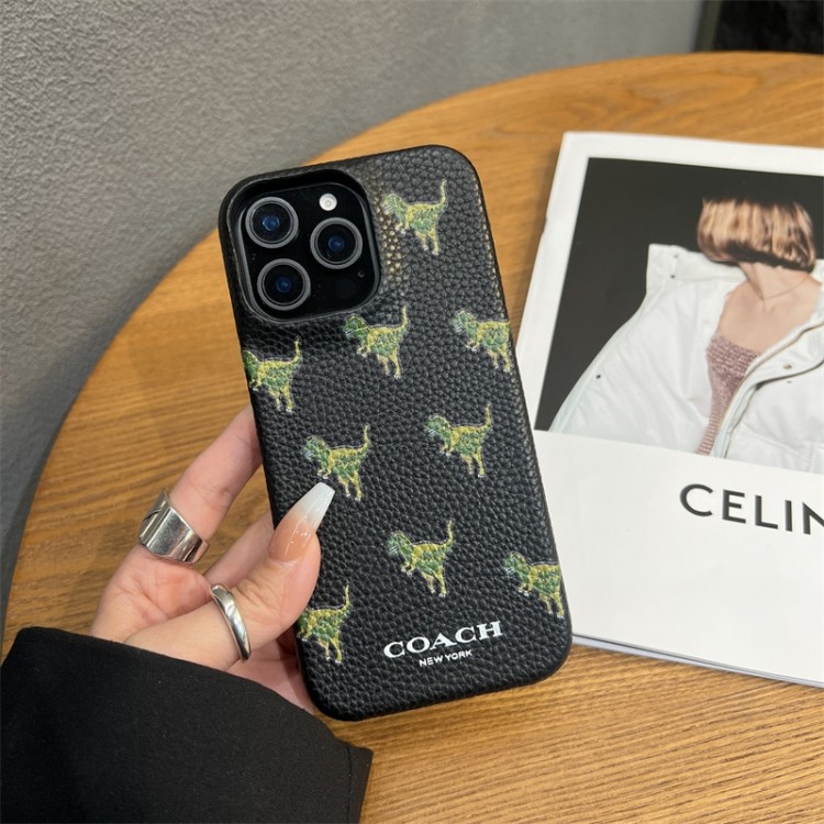 Coach コーチアイフォン16 pro max 17 AIR 15 14 16 plusハイブランドケースiPhone16 17 air 15pro max 16pro スマホカバー耐衝撃オシャレアップル AIR 17 16e 15 pro max 16 plusケース全機種対応パロディ
