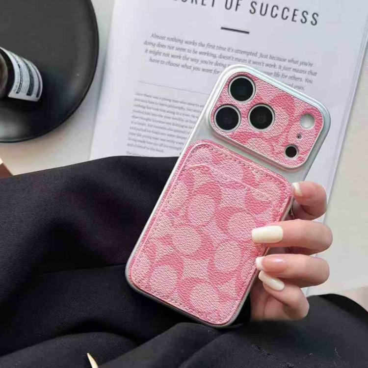 Coach コーチアイフォン16 pro max 17 AIR 15 14 16 plusハイブランドケースiPhone 16 15 plus 16 17pro max Airブランドスマホケース芸能人愛用するブランドアイフォン17 16 pro15 16 pro maxケースカバー