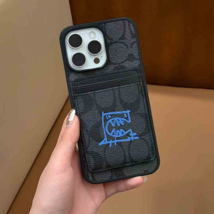 Coach コーチアイフォン16 pro max 17 AIR 15 14 16 plusハイブランドケース芸能人愛用するブランドアイフォン17 16 pro15 16 pro maxケースカバーアップル AIR 17 16e 15 pro max 16 plusケース全機種対応パロディ