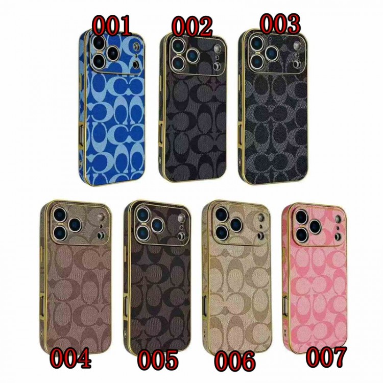 Coach コーチブランドアイフォン16 pro max Air 17 15plus 16プロマックスマホカバー男女兼用iPhone16 17 17e 15pro max 16pro 13 12スマホカバー耐衝撃オシャレアップル AIR 17 16e 15 pro max 16 plusケース全機種対応パロディ