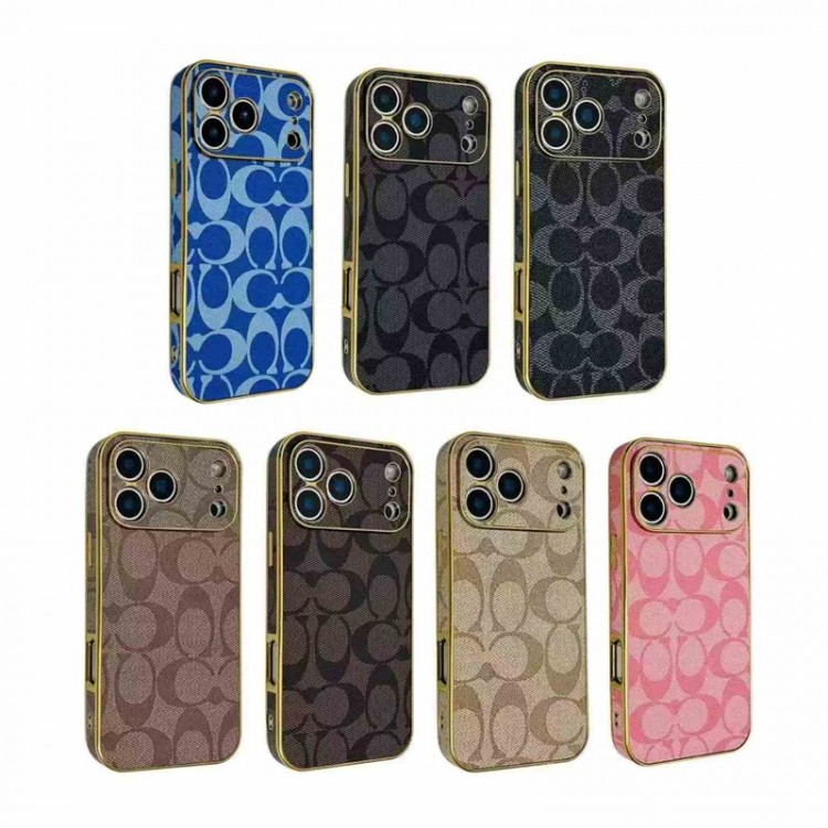 Coach コーチブランドアイフォン16 pro max Air 17 15plus 16プロマックスマホカバー男女兼用iPhone16 17 17e 15pro max 16pro 13 12スマホカバー耐衝撃オシャレアップル AIR 17 16e 15 pro max 16 plusケース全機種対応パロディ
