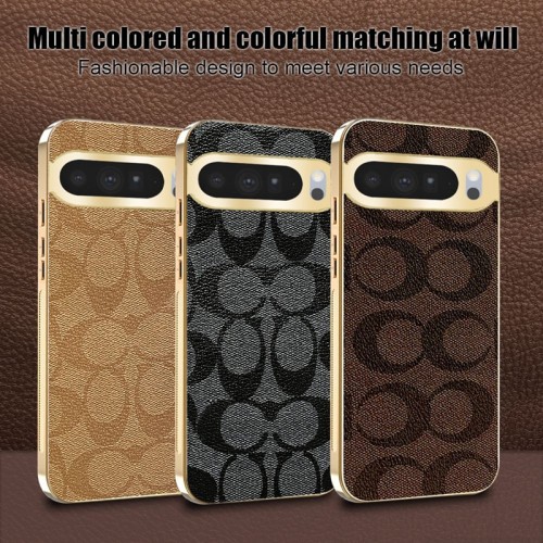 Coach コーチブランドGalaxy s26 s23 plus s24 s25ultraカバーケース 薄型 ファッション人気 Google Pixel 10 9a 9 pro XL 8aケース iphone 16e 14 15 17 pro max airブランドスマホカバーブランドパロディ 人気 キズ防止ブランド軽量サムスンs26 s24 s23/s24+/s23ultra iphone 17pro 17e 14 15 16e 17 airスマホカバー