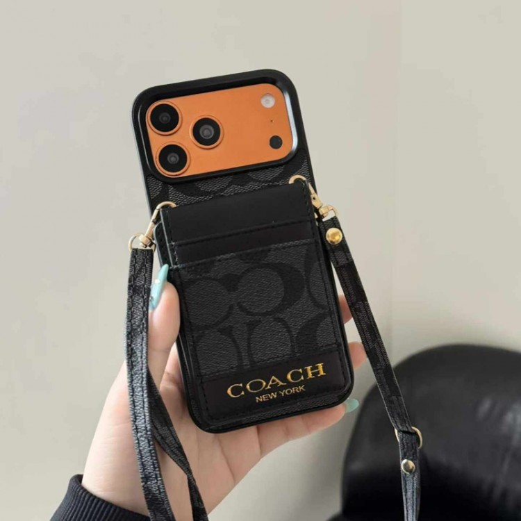 Coach コーチiPhone 16 15 plus 18 17pro max AirブランドスマホケースiPhone 18 16 17 17e 15pro max 16pro スマホカバー耐衝撃オシャレ芸能人愛用するブランドアイフォン18pro max 17 16 pro15 16 pro maxケースカバー