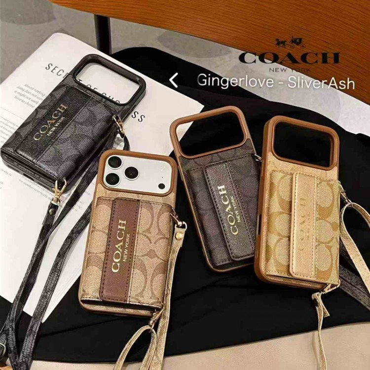 Coach コーチアイフォン16 18 pro max 17 AIR 15 14 16 plus 18ハイブランドケースiPhone 16 15 plus 18 17pro max Airブランドスマホケースアップル 18 AIR 17 16e 15 pro max 16 plusケース全機種対応パロディ