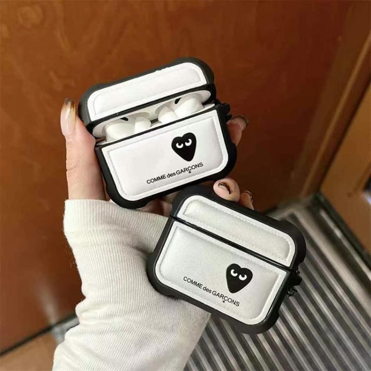 コムデギャルソン リンカン comme des garconsブランドエアーポッズpro2 4 3 2 max保護ケースかわいい エアーポッズ4/3/2/1カバー個性スニーカー形のairpods 4 pro2 proケース ブランド 人気メンズ向けAirPods 4/3/2/1ケースブランドかっこいい