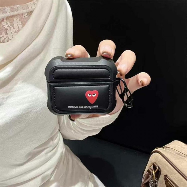 コムデギャルソン リンカン comme des garconsブランドエアーポッズpro2 4 3 2 max保護ケースかわいい エアーポッズ4/3/2/1カバー個性スニーカー形のairpods 4 pro2 proケース ブランド 人気メンズ向けAirPods 4/3/2/1ケースブランドかっこいい