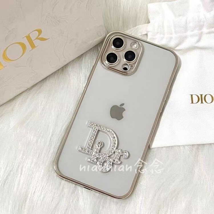 Dior ブランドiPhone 14/14pro/14+クリアケース 透明 韓国 ディオール