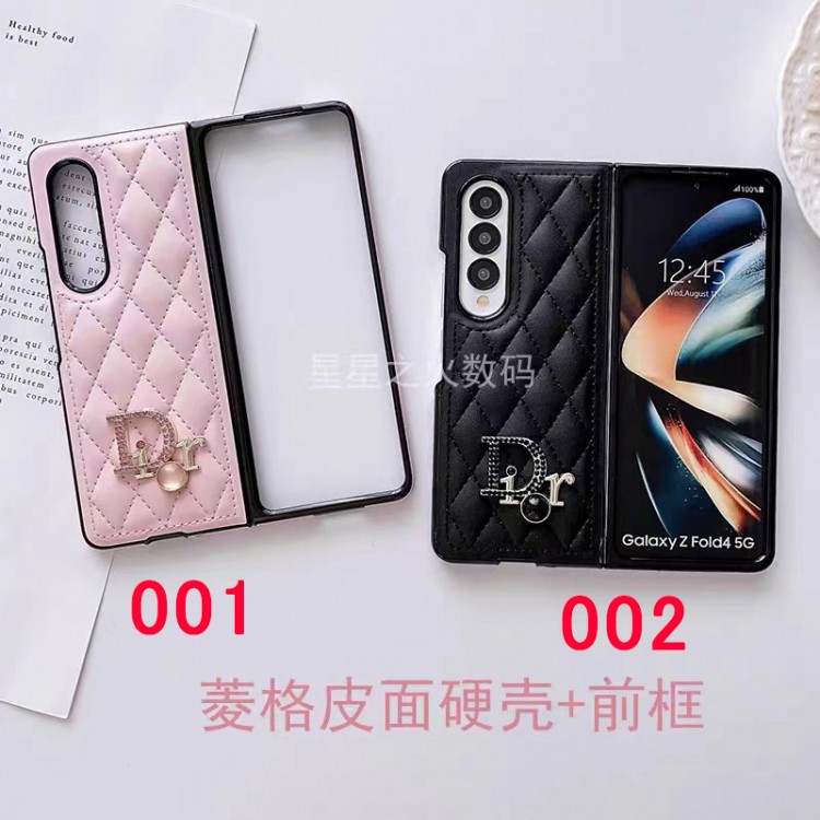 Dior ディオール高級感galaxy z fold5 4 3ケースハイブランドハイブランドGalaxy z flip 5 4 3携帯ケースビジネス大人っぽい ギャラクシーz fold3/2 4 5ブランドスマホカバーブランド落下保護galaxy z flip3 4 5携帯カバーレディース