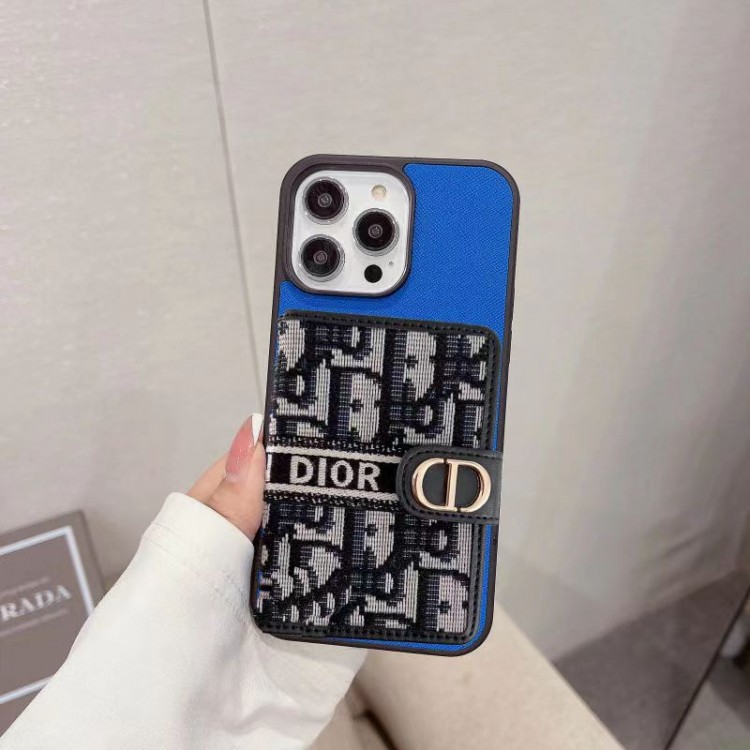 ディオール iPhone 15+/14Proカバー 刺繍 Dior アイファン14pro maxケース ブランド 落下防止 iphone14plus/13proスマホカバー カード入り iphone13Promaxケース 耐用性 iPhone12pro max/12カバー キズ防止 IPHONE11proケース フィット 女子