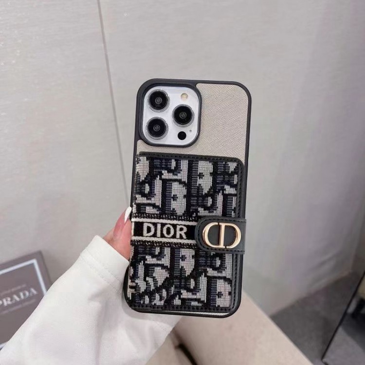 ディオール iPhone 15+/14Proカバー 刺繍 Dior アイファン14pro maxケース ブランド 落下防止 iphone14plus/13proスマホカバー カード入り iphone13Promaxケース 耐用性 iPhone12pro max/12カバー キズ防止 IPHONE11proケース フィット 女子