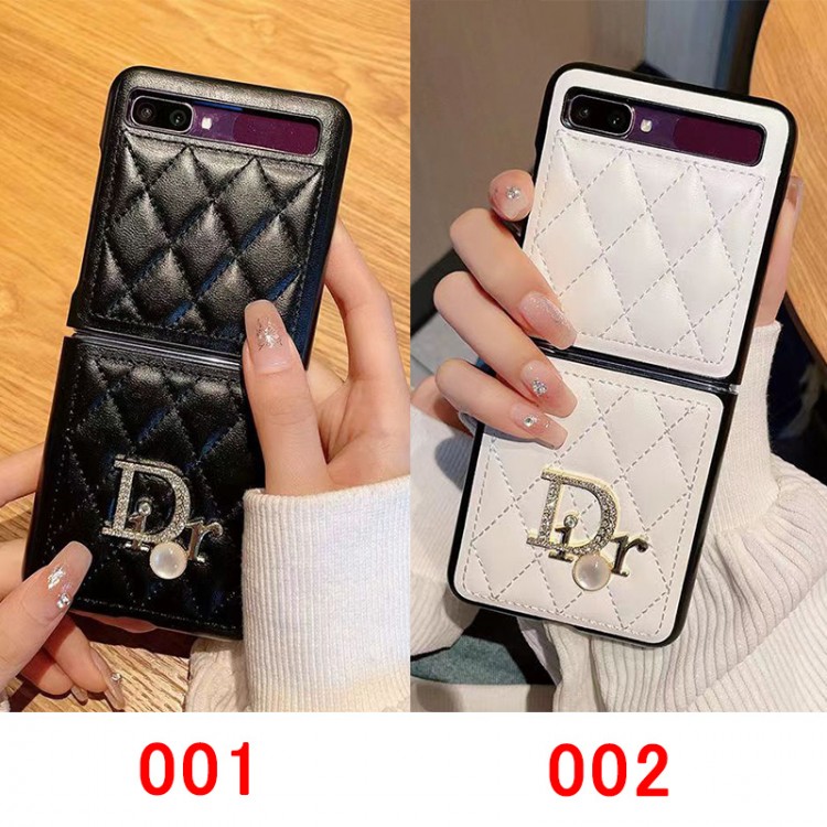 Dior ディオール高級感galaxy z Flip5ケースハイブランドブランドスマホケース男女兼用大人っぽい ギャラクシーz Flip4/3/2ブランドスマホカバーブランド落下保護galaxy z flip3携帯カバーレディース