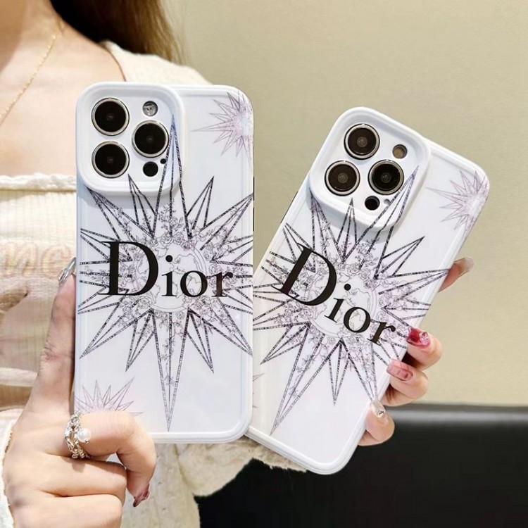 Dior ディオールブランドアップル15+ 14proケース激安パロディiPhone 15pro max/14proスマホカバー耐衝撃オシャレ芸能人愛用するブランドアイフォン15 14 proケースカバー