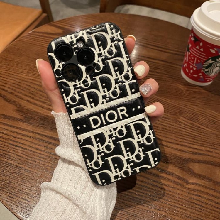 Dior ディオールブランドiPhone16 15 14pro maxケースメンズアイフォン15 14 plusハイブランドケースアップル15/14 pro max plusケース全機種対応パロディ