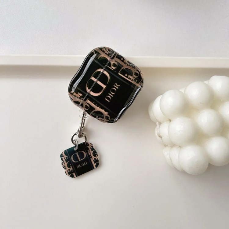 Dior ディオールブランドエアーポッズ プロ3 pro2 4 3 2 max保護ケースairpods 4 pro3 pro2 3カバー 軽量 紛失防止かわいいエアーポッズプロ3/4/3/2/1カバー個性ブランドairpods 4 3/プロ2/ プロ3カバーパロディ