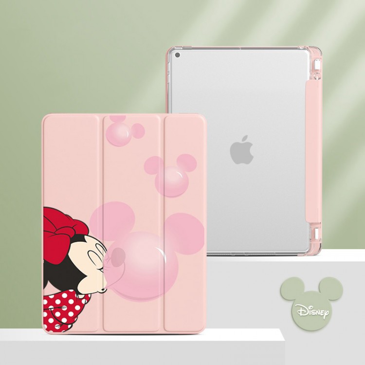 ブランド Disney ミッキーマウスipad 9/8/7/6世代フルカバー 手帳型 全面保護 ディズニー アイパッド ポロ12.9/11インチ（2021/2020/2018）ソフトケース 耐衝撃 ペンホール付き かわいい ipad air4/3/2/1世代ケース IPAD mini6/5/4カバー ファッション 人気 スタンド機能