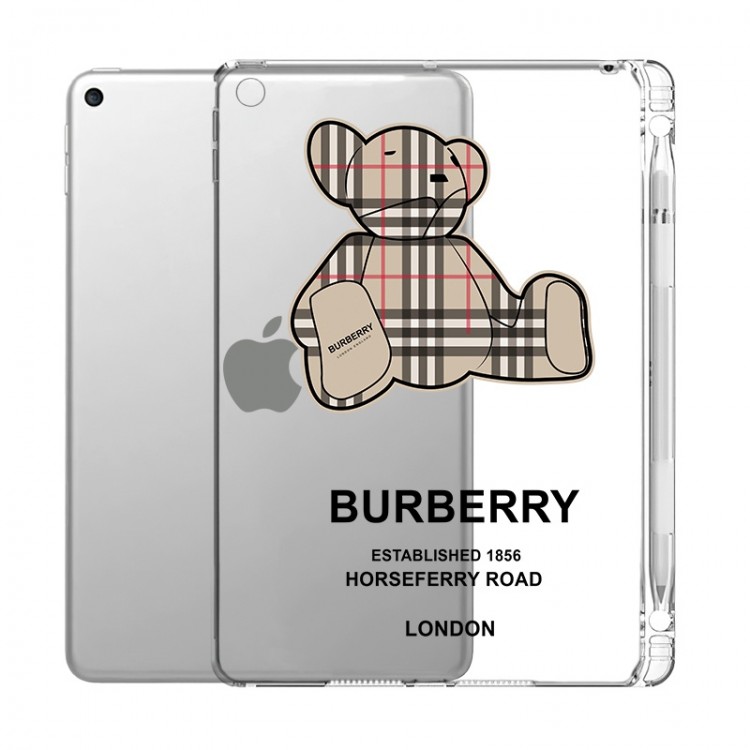 BURBERRYアイパッドプロ/11inch世代カバージャケット携帯便利 ソフト ipad air 4/3/2/1インチ ケース ペンホール付き ipad 9/8/7世代カバー黄変防止