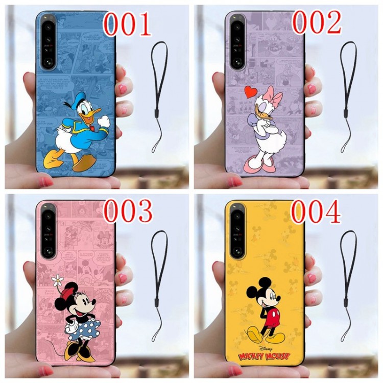 ブランド Disney エクスペリア IVスマホカバー かわいい 漫画柄 ディズニー Xperia 5iiiケース 耐衝撃 シリコン製 Xperia 1 iiiソフトカバー 軽量 XPERIA PRO-Iケース ペア揃い 男女兼用