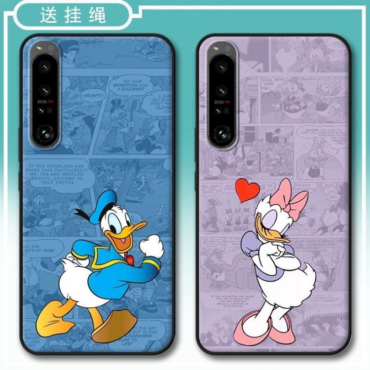 ブランド Disney エクスペリア IVスマホカバー かわいい 漫画柄 ディズニー Xperia 5iiiケース 耐衝撃 シリコン製 Xperia 1 iiiソフトカバー 軽量 XPERIA PRO-Iケース ペア揃い 男女兼用