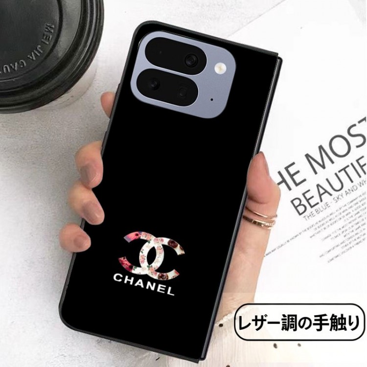 Chanel シャネルiPhone ultra 折りたたみブランドケースメンズブランドギャラクシーz flip 8 7 6 4 5 fold6 5 4 3 7 8 ultraスマホカバースムーズブランドGoogle Pixel Pro 11 10 9 foldスマホケース男女兼用大人っぽい ギャラクシーz fold8 ultra 7 4 5 6ブランドスマホカバー