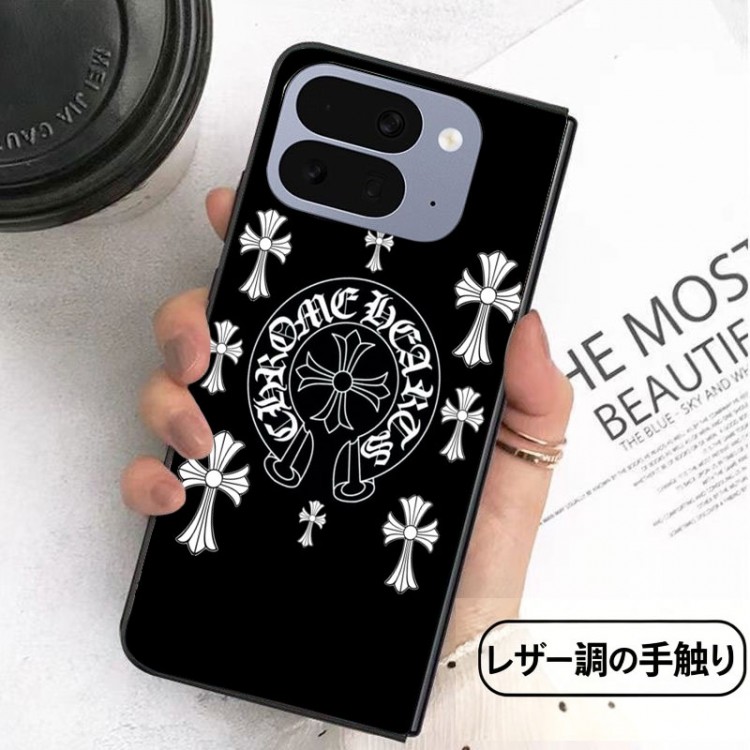 クロムハーツ Chrome Heartsブランドアイフォン ultra 折りたたみスマホケース 男女兼用 かわいい samsung z fold 8 ultra 7 6 5 4 flip8 7 6 5 4ケースカバー 激安 ハイブランドグーグル ピクセルPro 11 10 9 fold携帯ケースビジネス大人っぽい ギャラクシーz fold8 ultra 7 4 5 6ブランドスマホカバー