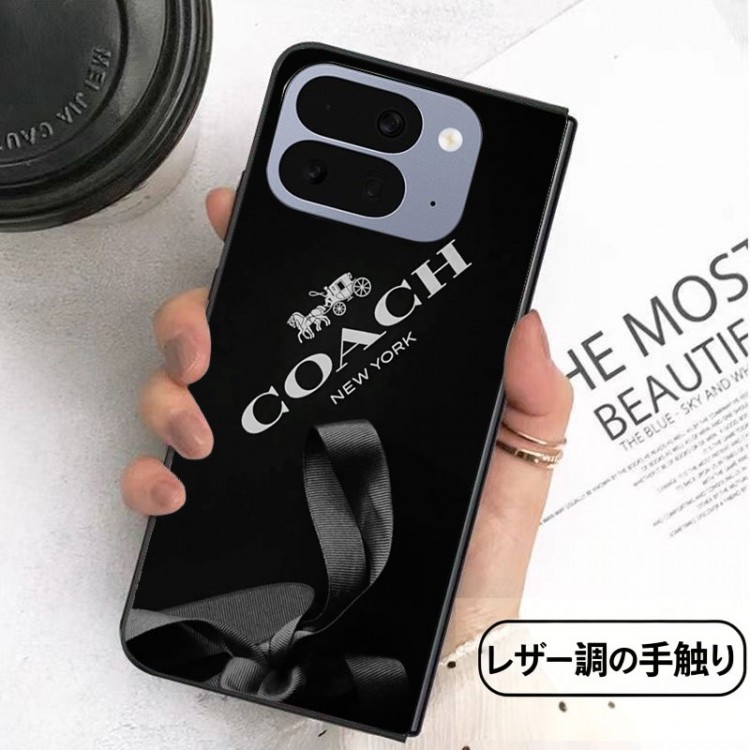 Coach コーチ高級感galaxy z fold 8 7 6 5 4 3 グーグル ピクセルPro 11 10 9 fold ケースハイブランドブランドスマホケース男女兼用大人っぽい ギャラクシーz fold8 7 4 5 6ブランドスマホカバーブランド落下保護galaxy z flip3 4 5 6 7 8携帯カバーレディース