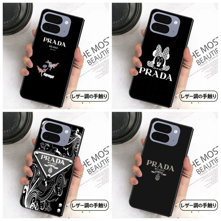 Prada プラダiPhone ultra 折り畳みブランドケース メンズ Galaxy z fold 5 4 3 6 7 8スマホケース男女兼用ハイブランドGalaxy z flip 5 4 3 6 7 8携帯ケースビジネス大人っぽい グーグル ピクセルPro 11 10 9 foldブランドスマホカバー