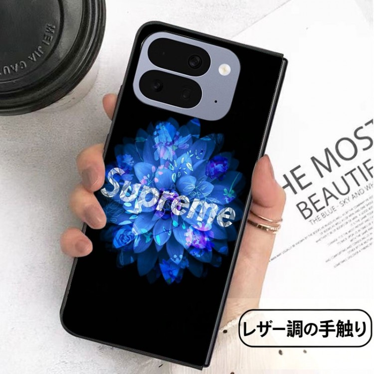 Supreme シュプリームiPhone ultra fold 折り畳みブランドケースメンズ かわいい Samsung z fold 8 7 6 5 4 flip8 7 6 5 4ケースカバー激安ハイブランドグーグル ピクセルPro 11 10 9 fold携帯ケースビジネス大人っぽい ギャラクシーz fold8 7 4 5 6ブランドスマホカバー