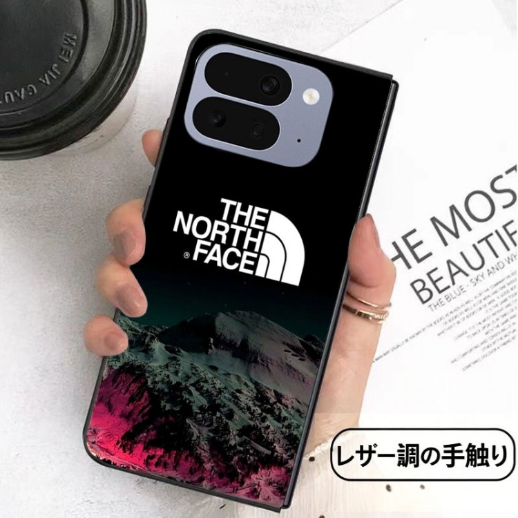ザノースフェイス THE NORTH FACE高級感iPhone ultra 折りたたみケースハイブランドアイフォン ultra 折りたたみスマホケース男女兼用かわいいsamsung z fold 8 7 6 5 4 flip8 7 6 5 4ケースカバー激安大人っぽい グーグル ピクセルPro 11 10 9 foldブランドスマホカバー
