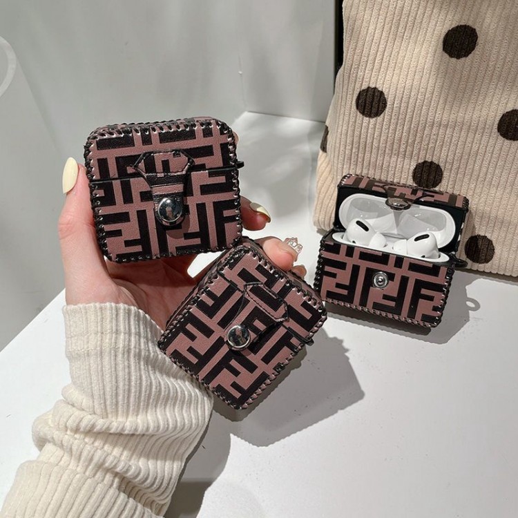 ブランド Fendi エアーポッズpro2ケース 柔らか 落下保護 フェンディ AIRPODS 3収納ケース 紛失防止 airpods proカバー オシャレ ff柄 エアーポッズ3/2/1世代保護ケース 個性 ファッション 男女兼用