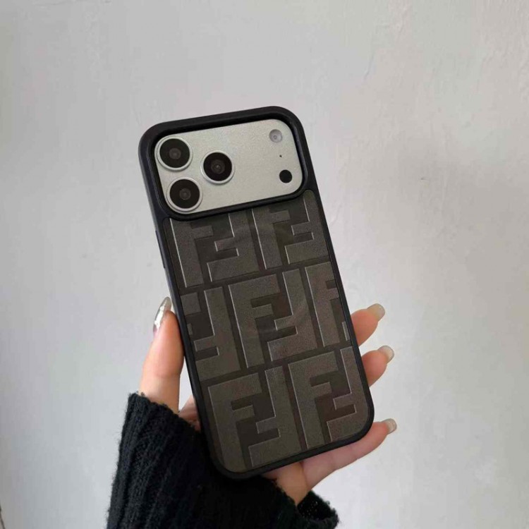 Fendi フェンディブランドiPhone air 16 17 pro 15 16pro max ケースメンズブランドアップル16+ 16 pro max 16e 14 15 17 pro air 17eケース激安パロディiPhone 16 15 plus 16 17pro max Airブランドスマホケース