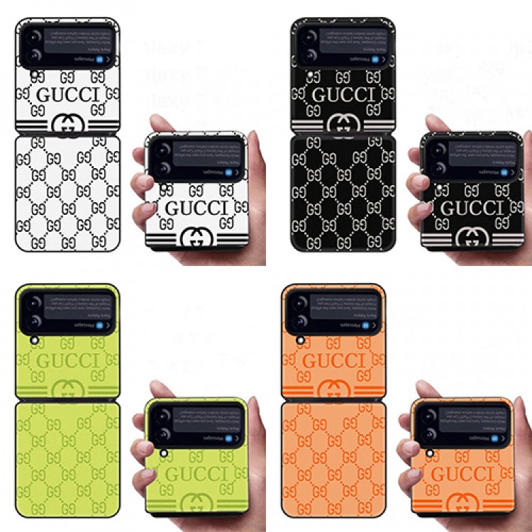 人気 ブランド グッチGalaxy Z Flip3/Flipスマホケース 折り畳み式 軽量型 クラシックモノグラム gucci ギャラクシーゼットフリップ3フルカバー 落下防止 レディース galaxy zflip3/flip保護ケース 耐衝撃 上質レザー メンズ 通勤