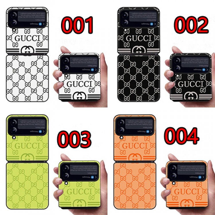 人気 ブランド グッチGalaxy Z Flip3/Flipスマホケース 折り畳み式 軽量型 クラシックモノグラム gucci ギャラクシーゼットフリップ3フルカバー 落下防止 レディース galaxy zflip3/flip保護ケース 耐衝撃 上質レザー メンズ 通勤