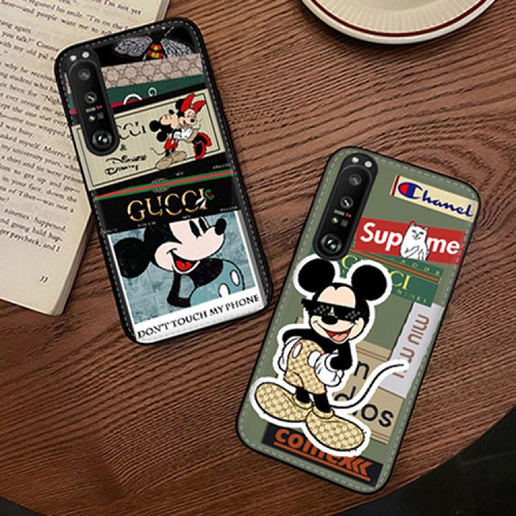 ブランド GUCCI＆Disney iPhone14promax/14+/14proケース 個性デザイン 