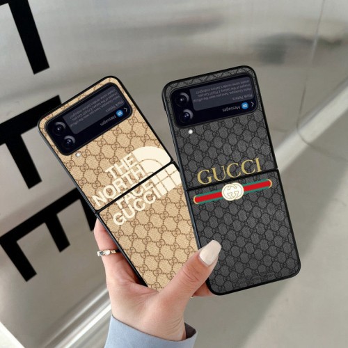 ブランドGalaxy Z Flip4 5G ケース Gucci 高級感 Samsung Z Flip3 5G レザーケース 手作り柔らかい レザー フェンディ Galaxy z fold3 5g 携帯カバー 薄型 軽量 放熱性よい シンプル