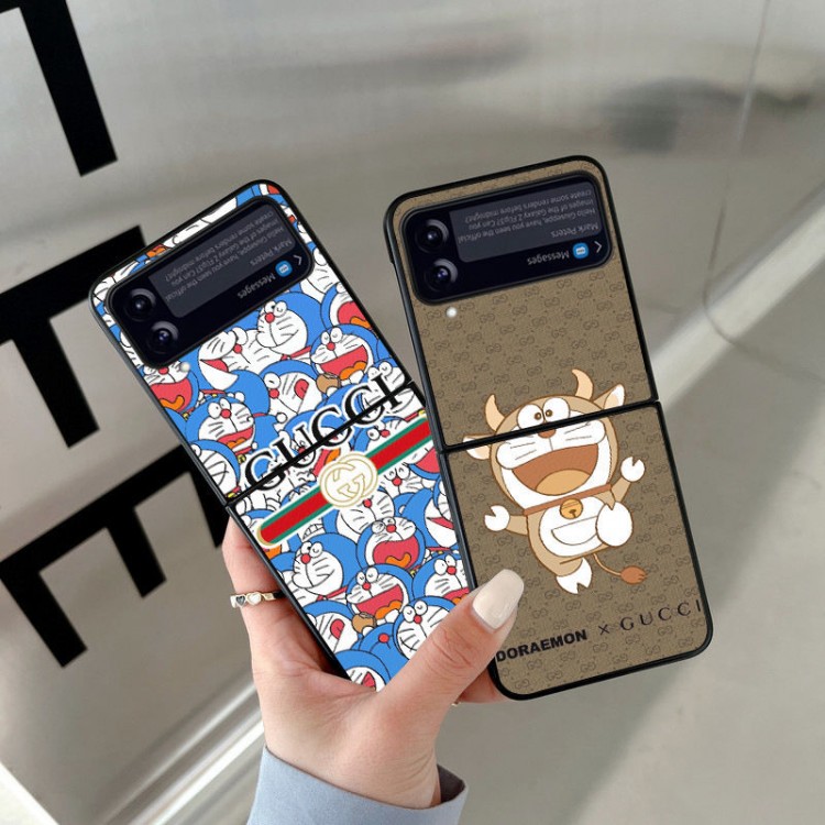 グッチ GALAXY Z Flip4ケースレディース かわいい漫画柄 GUCCI＆DORE AMON ギャラクシーZ Flip3ケースハイブランド 耐衝撃 人気キャラクター Galaxy Z Fold3スマホカバー 元気 流行り メンズ