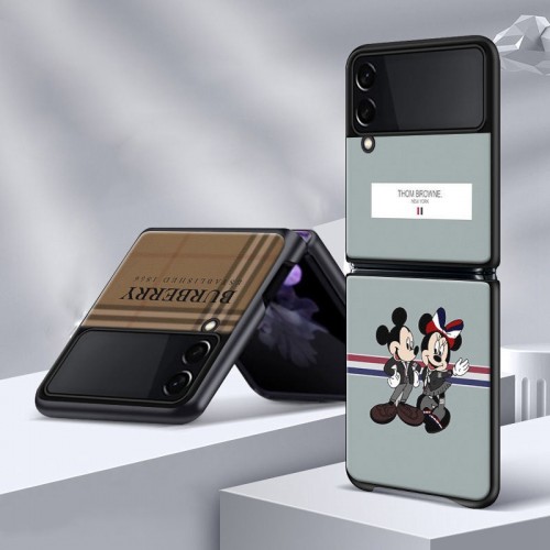 ハイブランドdior Galaxy Z Flip3 5Gスマホケース 可愛いミッキ柄 バーバリー コラボ Disney ギャラクシーz flip3携帯カバー 耐衝撃 ファッション グッチ Galaxy z flipケース 全面保護 シンプル 高品質