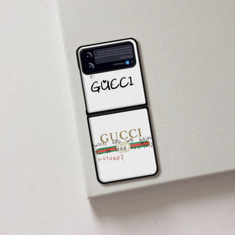 GUCCI ブランド ギャラクシー Z FLIP3スマホケース シンプル 高級 グッチ Galaxy Z Flip3カバー 落下保護 GALAXY Z Flipケース  おしゃれ 英字の柄 ファッション 男女兼用