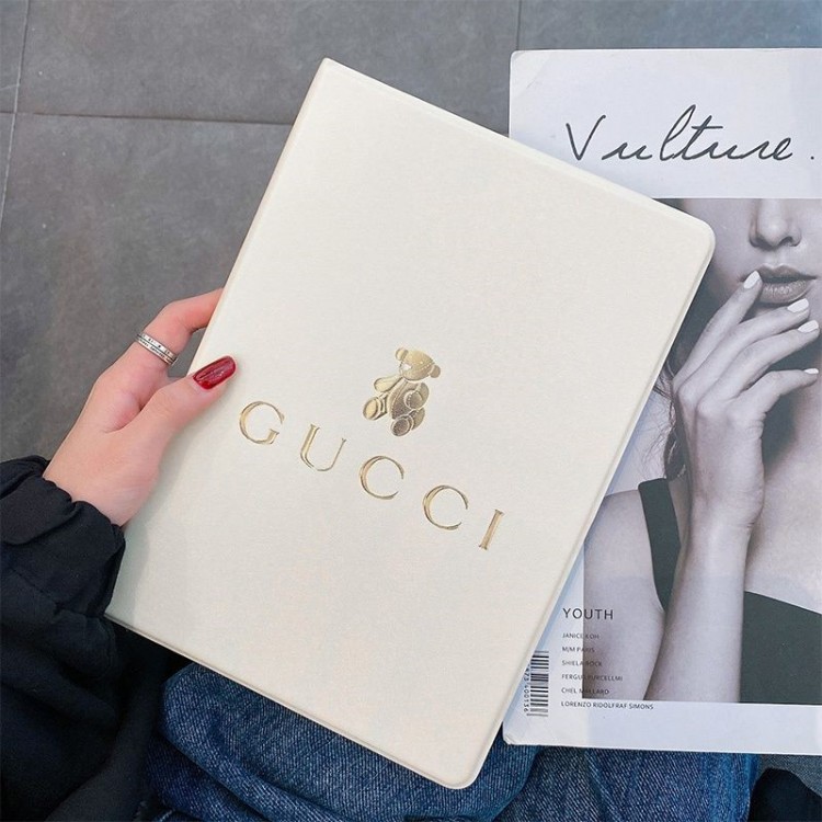 Gucci グッチブランド アイパッド10/9/8カバー 耐衝撃ハイブランド iPad AIR 5 6 2023世代ケース手帳型 ケース全面保護 ブランド アイパッド ポロ12.9/11インチソフトケース 耐用性 オシャレおしゃれ iPad AIR5 6/mini6 7手帳型ケース 全面カバー