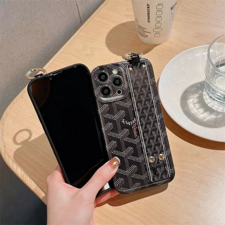 ゴヤール iphone14 pro maxケース フルカバー GOYARD アイフォン14 pro plusケース ブランド 全面保護 キズ防止 IPHONE 13/13 pro/13 pro maxカバー 柔らかい 着脱安い iPhone 12 11 pro maxケースカバー リングベルト付き 落下防止 メンズ 流行り レディース