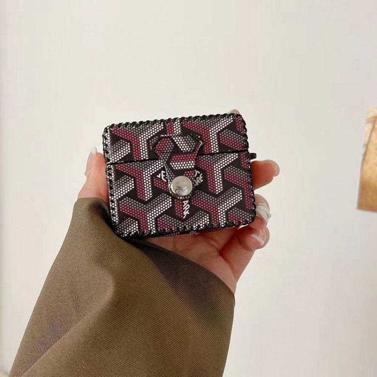 Goyard ゴヤール airpods pro2ケース ブランド 人気ブランドairpods 3/プロカバーパロディメンズ向けAirPods 3/2/1ケースブランドかっこいいブランド若者オシャレエアーポッズpro2/proケース耐衝撃