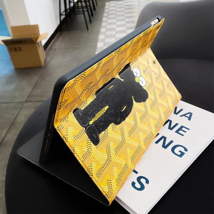 Goyard ゴヤールブランド アイパッド10/9/8カバー 耐衝撃カワイイ ブランド アイパッドmini6 7保護カバー スタンドハイブランド アイパッド10 2024ケース激安アイパッド ポロ12.9/11インチケースカバー多機能性