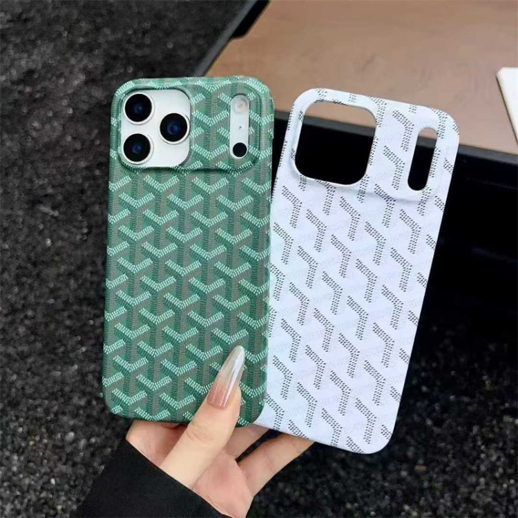 Goyard ゴヤールブランドiPhone16  17 pro 15 16pro max 16eケースメンズiPhone16 17 air 15pro max 16pro 13 12スマホカバー耐衝撃オシャレアップル17air 16e 15 pro max 16 plusケース全機種対応パロディ