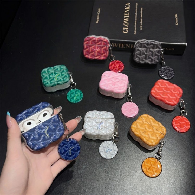 Goyard ゴヤールスニーカー形のairpods 4 pro2 pro3ケース ブランド 人気ブランドairpods 4 3/プロ2カバーパロディメンズ向けAirPods 4/3/2/1ケースブランドかっこいいブランド若者オシャレエアーポッズ4 3 pro2/proケース耐衝撃
