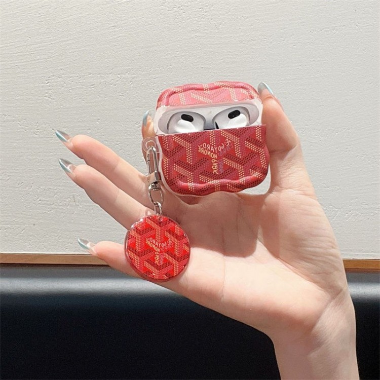 Goyard ゴヤールスニーカー形のairpods 4 pro2 pro3ケース ブランド 人気ブランドairpods 4 3/プロ2カバーパロディメンズ向けAirPods 4/3/2/1ケースブランドかっこいいブランド若者オシャレエアーポッズ4 3 pro2/proケース耐衝撃