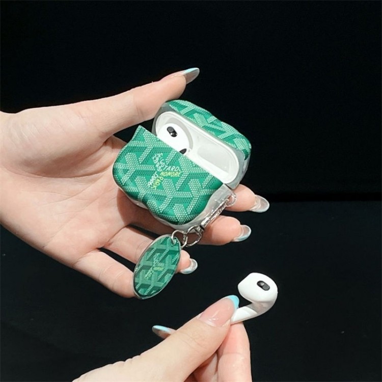Goyard ゴヤールスニーカー形のairpods 4 pro2 pro3ケース ブランド 人気ブランドairpods 4 3/プロ2カバーパロディメンズ向けAirPods 4/3/2/1ケースブランドかっこいいブランド若者オシャレエアーポッズ4 3 pro2/proケース耐衝撃